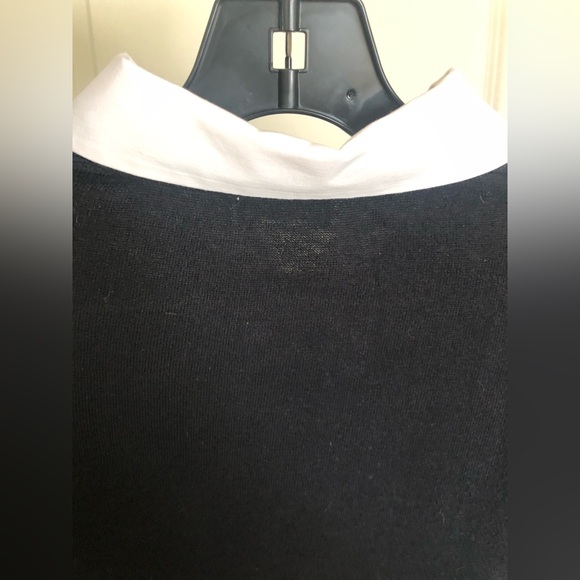 L'AGENCE April Poplin Collar Pullover in Black - Picture 15 of 16